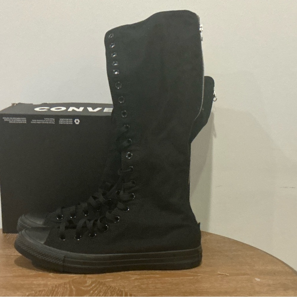 Unisex Converse Chuck Taylor All Star Foundation XX-Hi Black - Picture 10 of 10